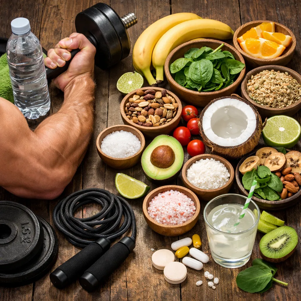 Napięcie mięśniowe a dieta bogata w elektrolity