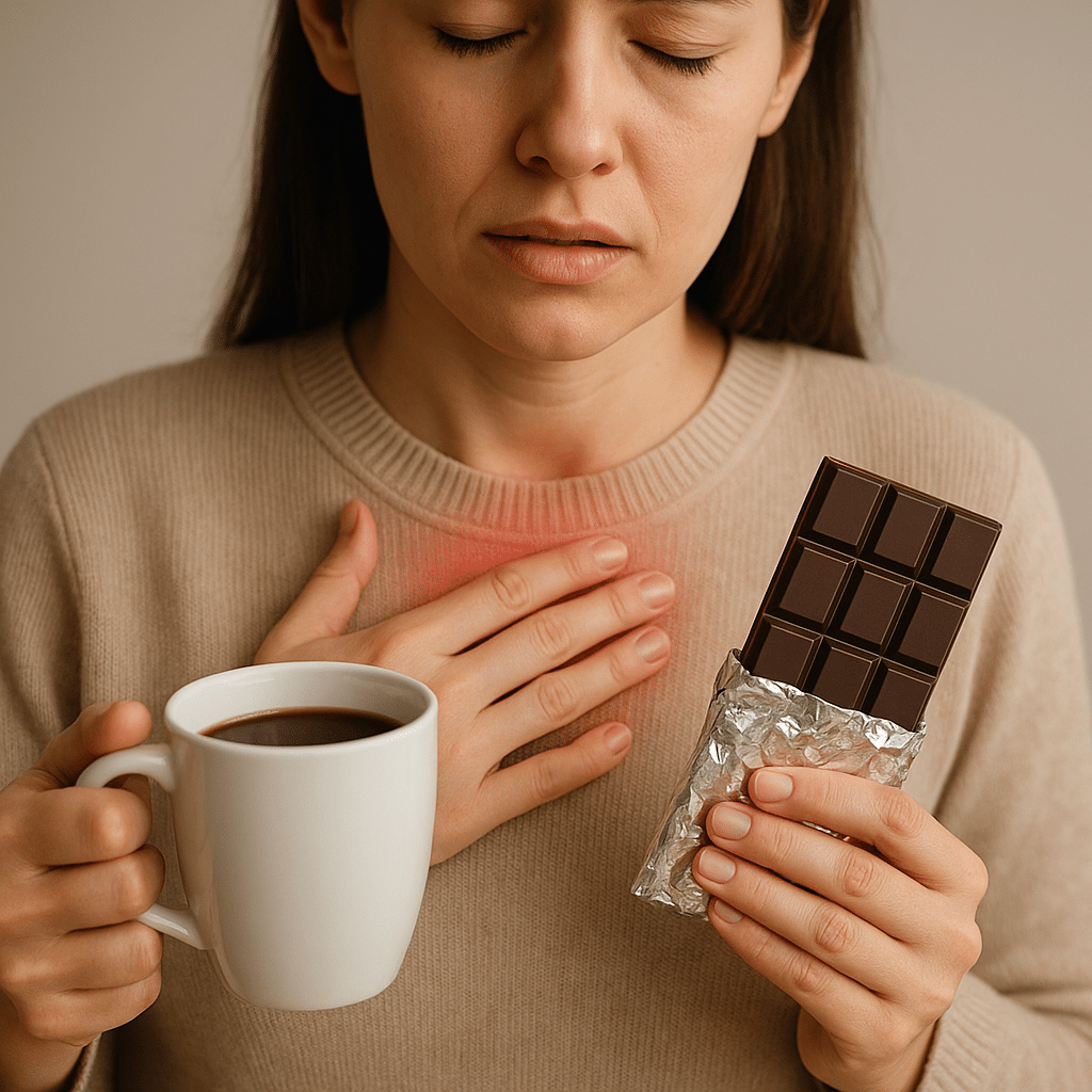 Refluks żołądkowo-przełykowy a eliminacja kawy i czekolady