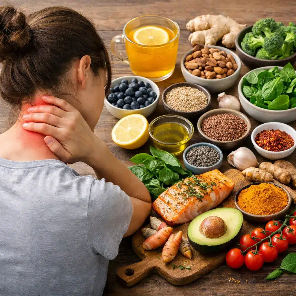 Bóle karku a dieta redukująca stan zapalny