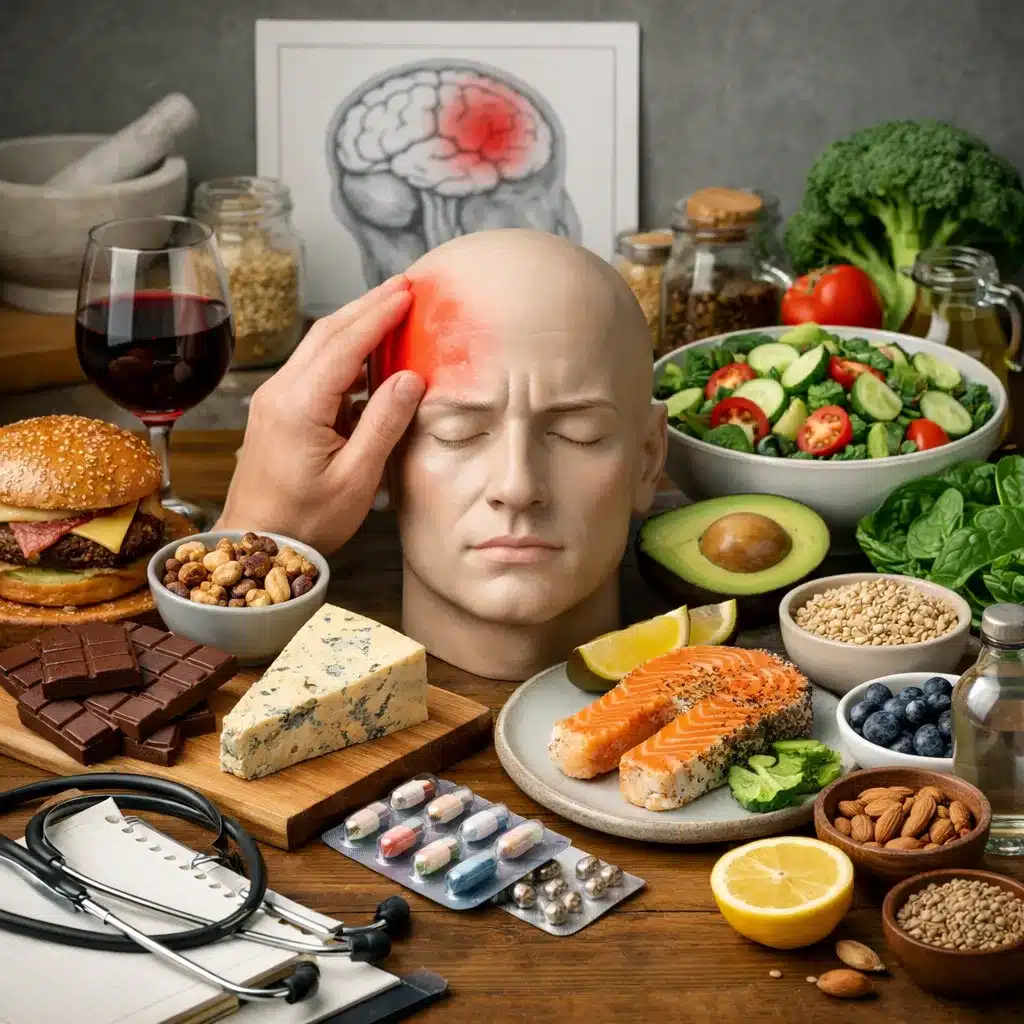 Przewlekłe bóle głowy a dieta eliminująca triggery