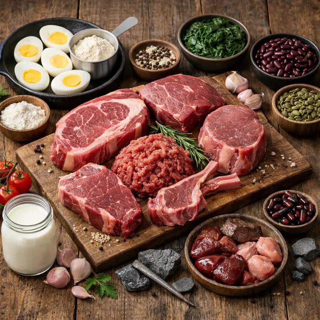 Mięso czerwone – żelazo i białko