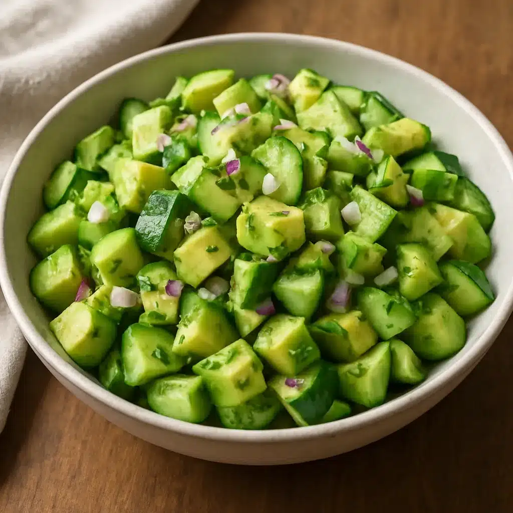 Sałatka z awokado i ogórkiem – kuchnia uniwersalna