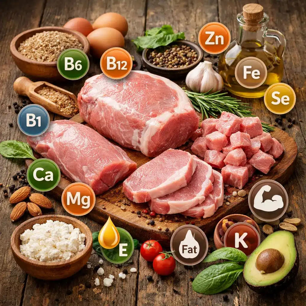 Mięso wieprzowe – skład i wartości