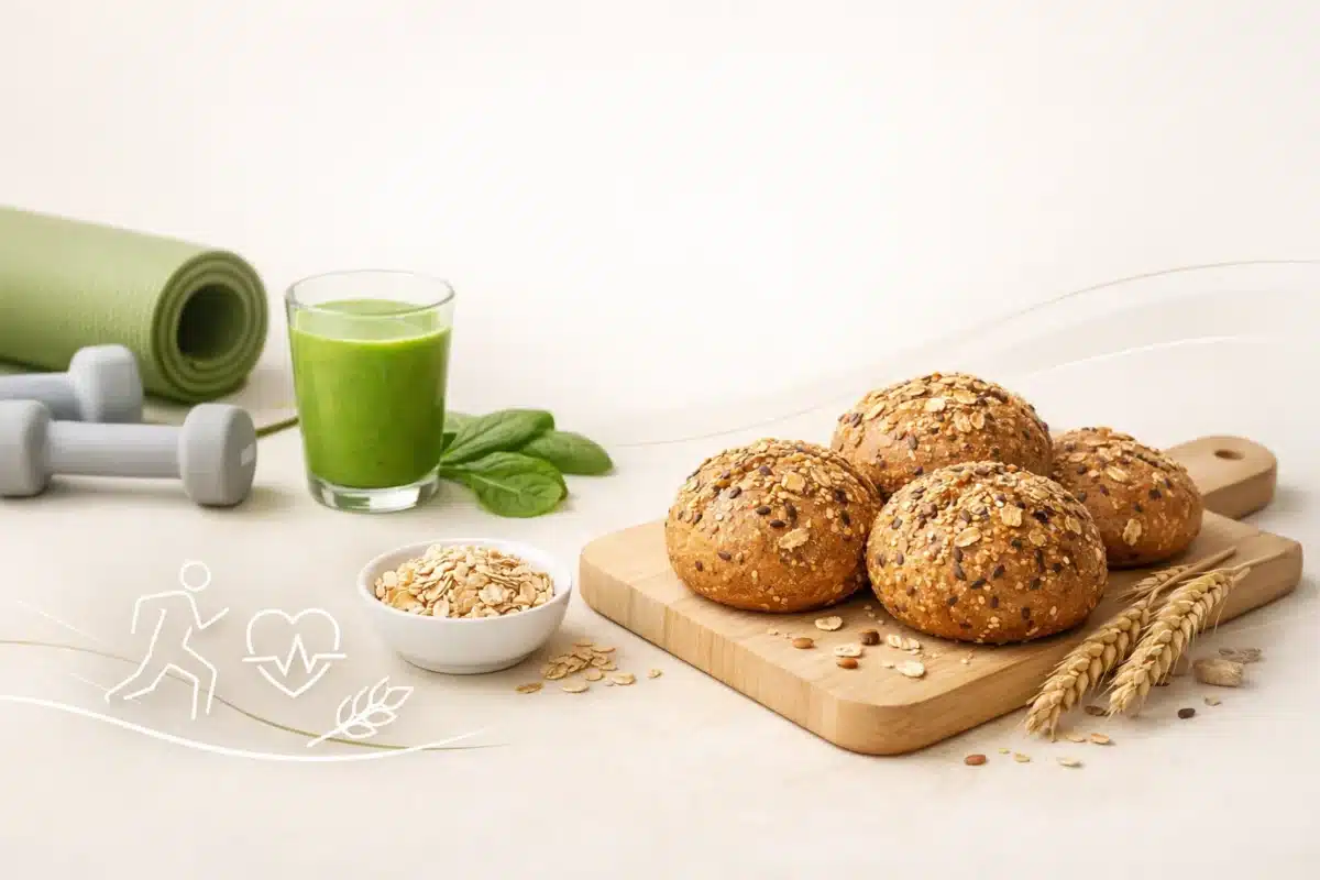 Bułki pełnoziarniste fit