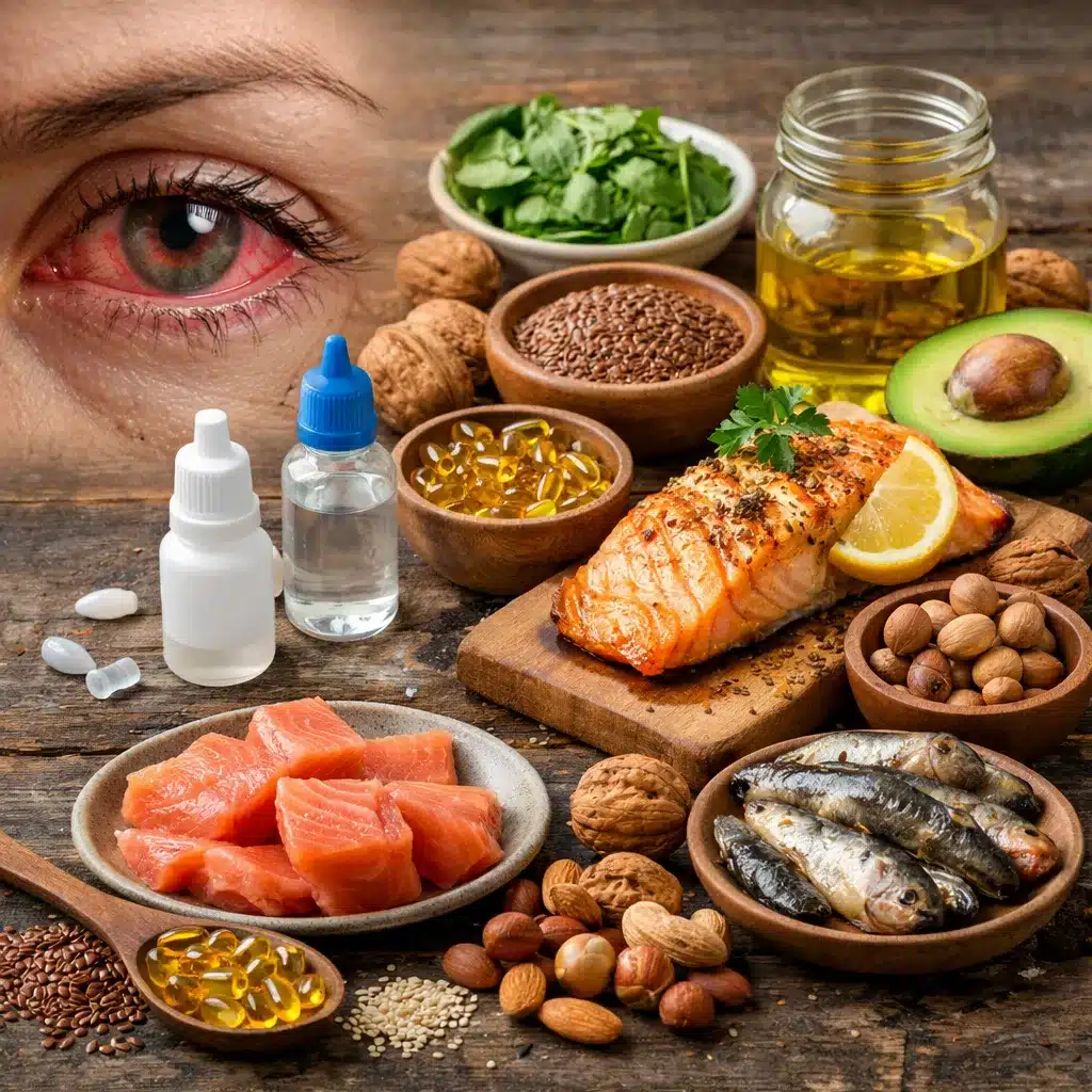 Suchość oczu a dieta bogata w omega-3