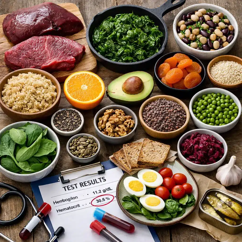 Jak odżywiać się przy obniżonym hematokrycie?