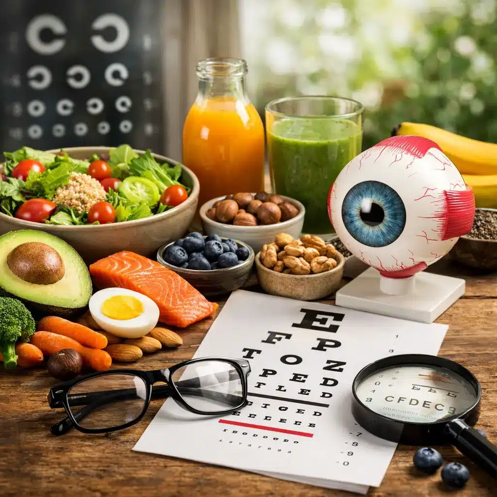Czy dieta może wpływać na zdolność koncentracji wzroku?
