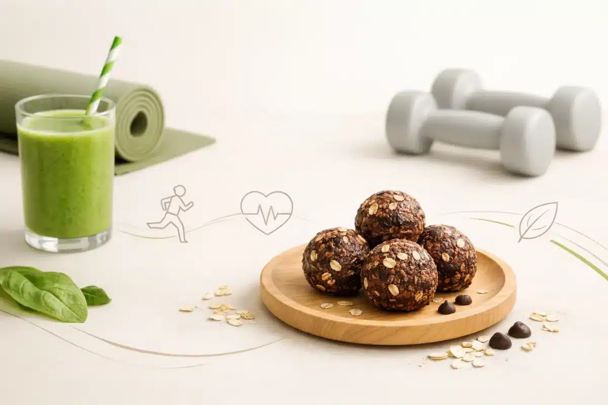 Czekoladowe kulki owsiane fit