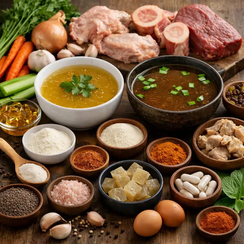Składniki odżywcze w bulionach