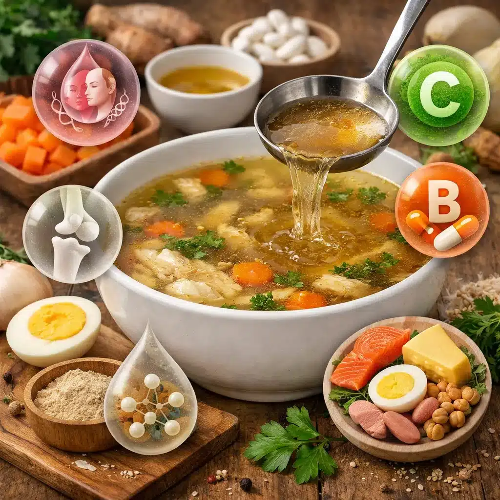 Kolagen w rosole – wartości i korzyści