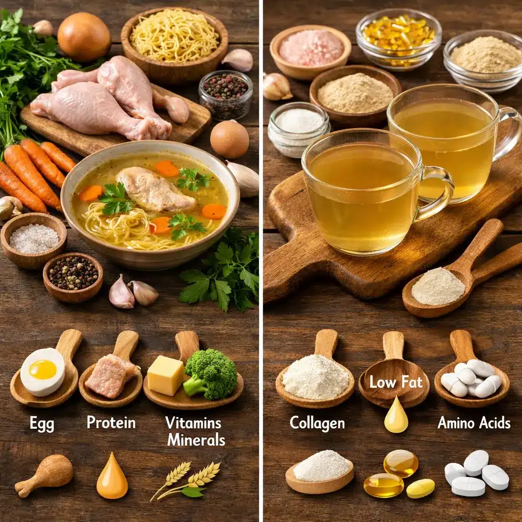 Rosół vs bulion – skład i różnice