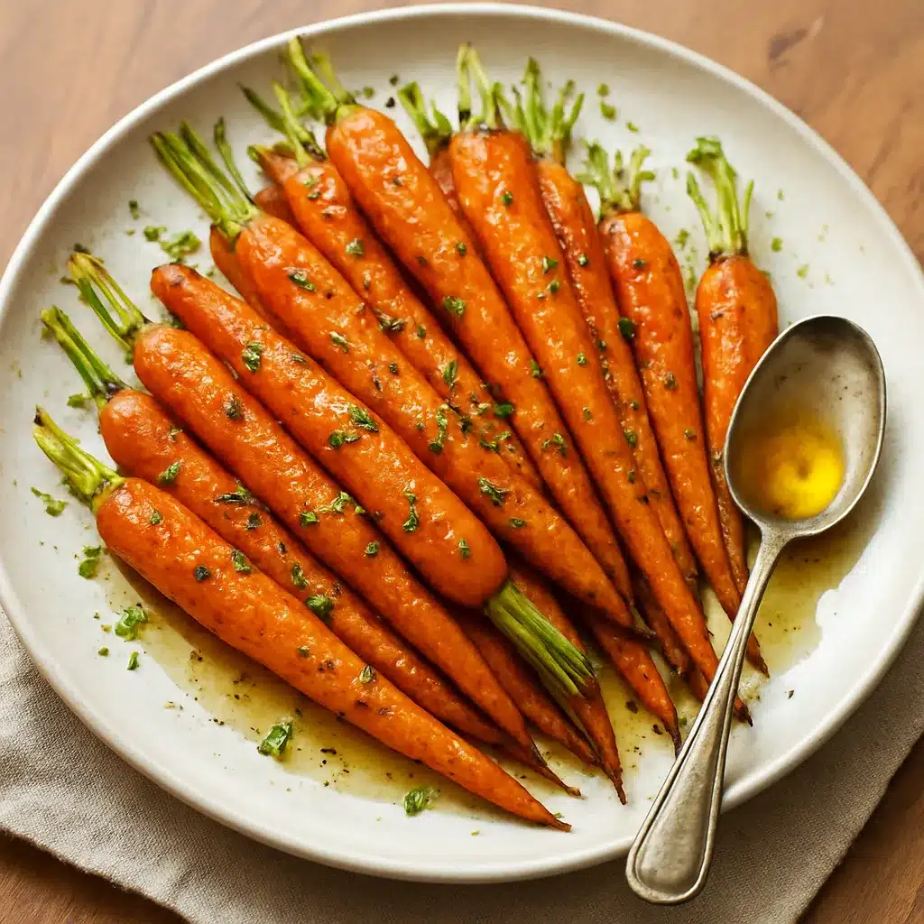 Pieczone marchewki z miodem light – kuchnia europejska