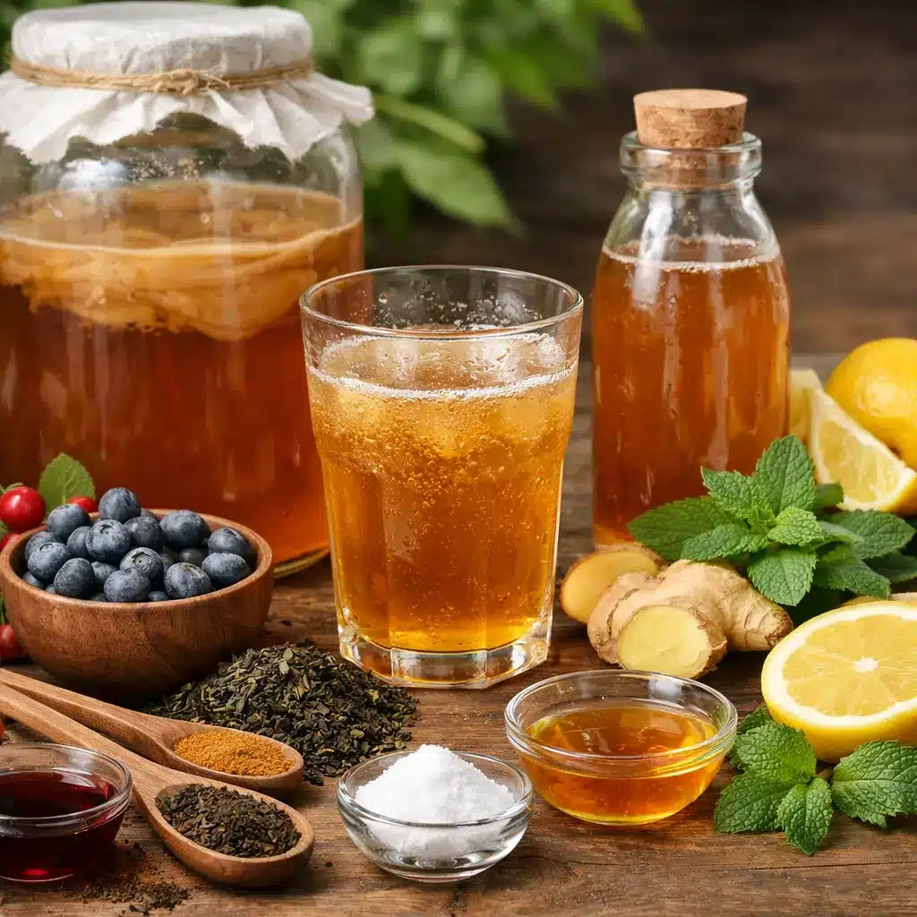 Kombucha – polifenole i kwasy organiczne