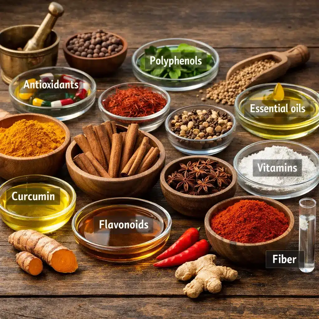 Związki bioaktywne w przyprawach korzennych