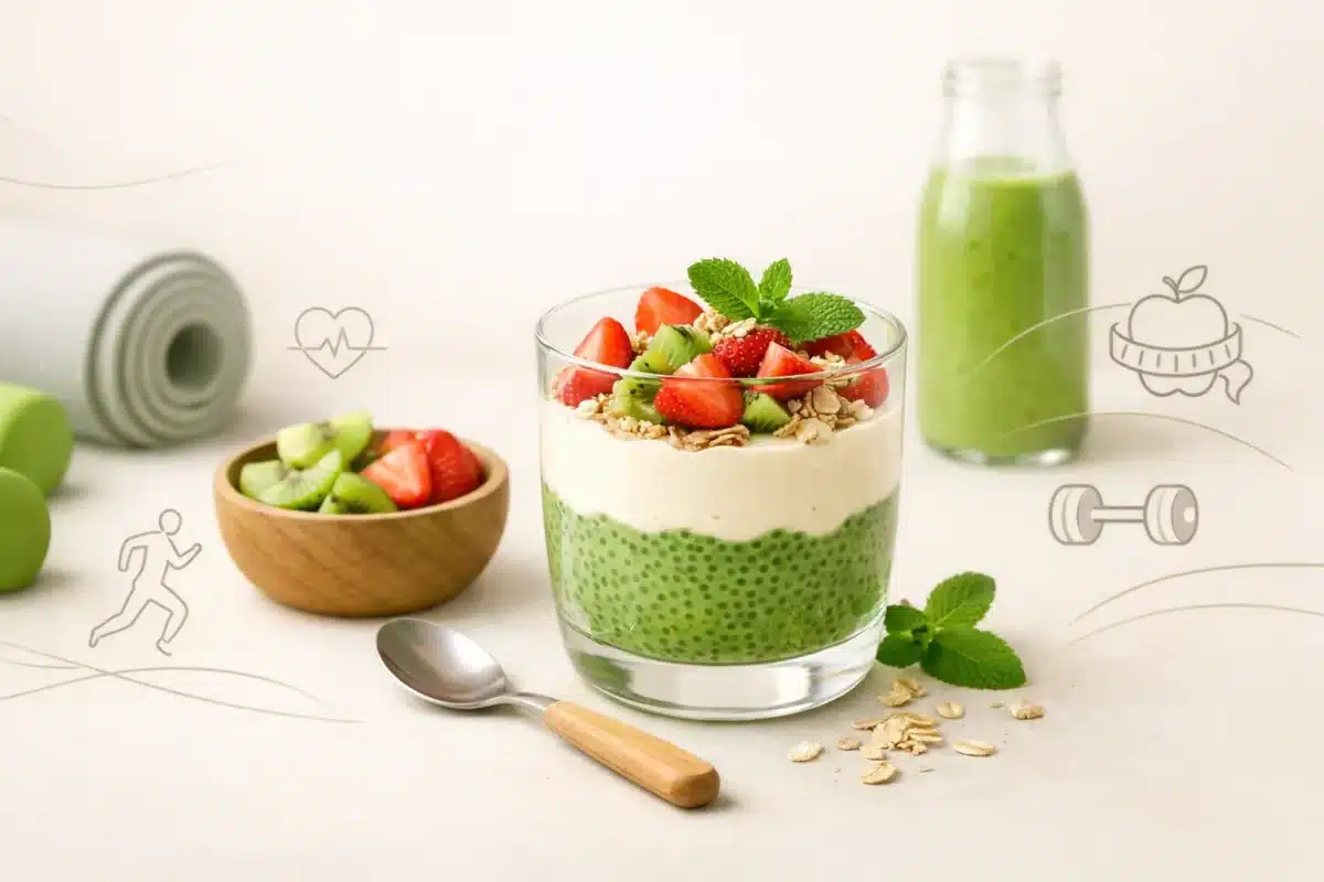 Fit deser z budyniem