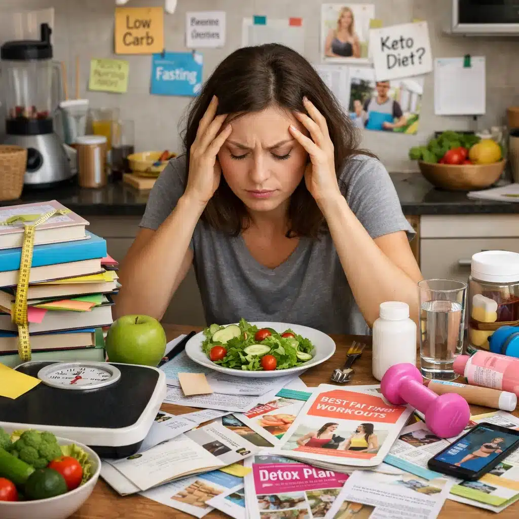 Jak schudnąć, gdy czujesz się przytłoczony ilością porad