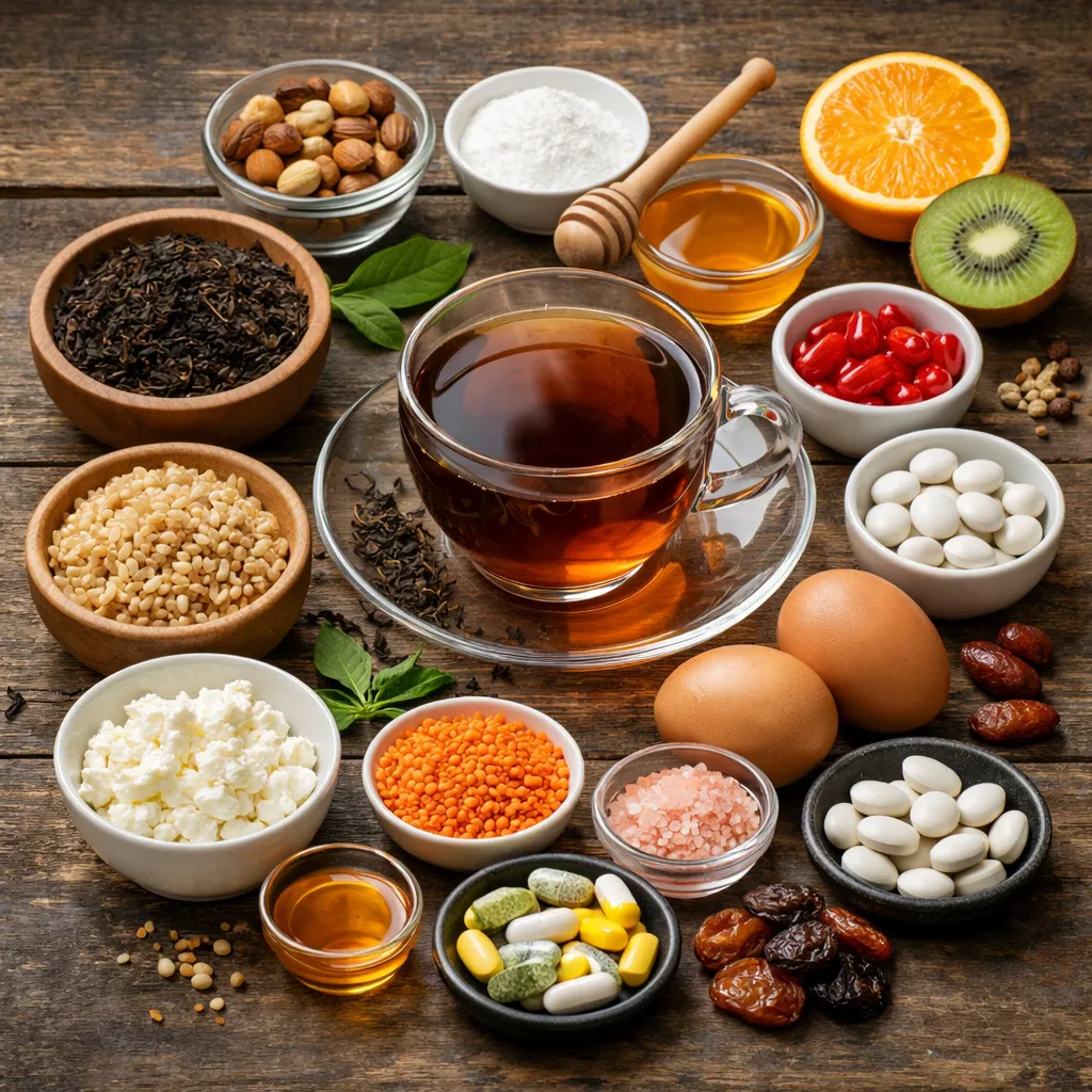 Składniki odżywcze w czarnej herbacie