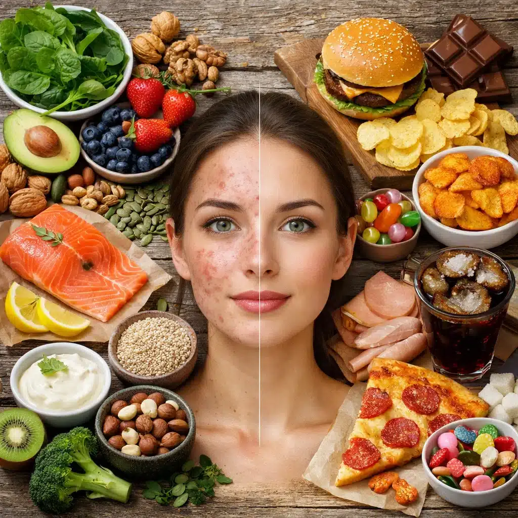 Dieta a zdrowie skóry problematycznej