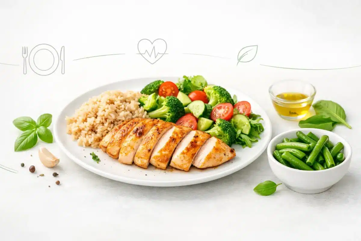 Pomysł na zdrowy obiad z kurczakiem