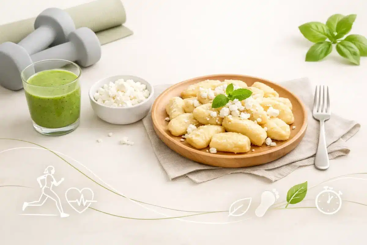 Fit kluski leniwe z twarogiem