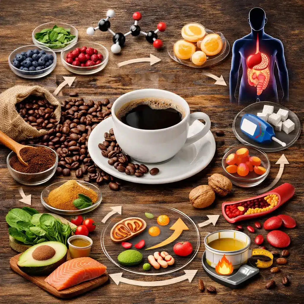 Kawa – polifenole i działanie metaboliczne