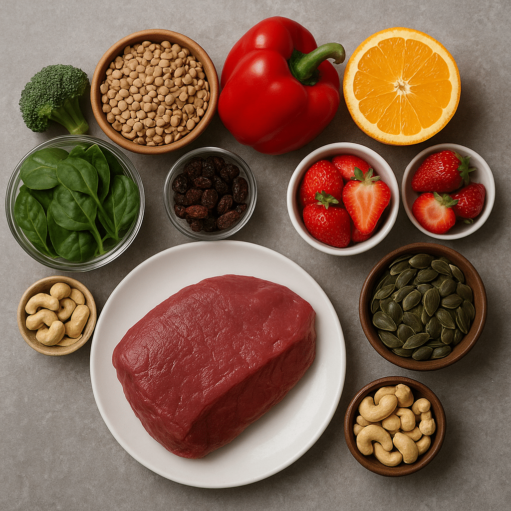 Anemia a łączenie żelaza z witaminą C w posiłkach