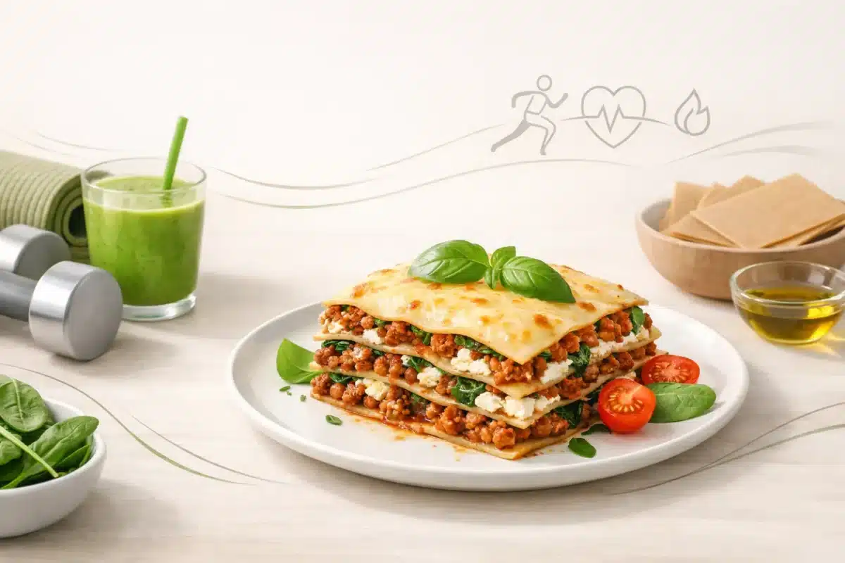 Fit lasagne z mięsem mielonym