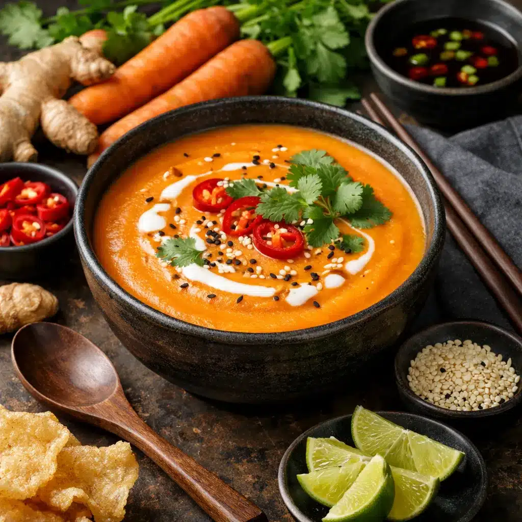 Zupa krem z marchwi i imbiru – kuchnia azjatycka