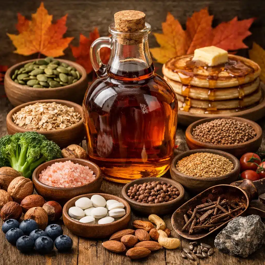 Syrop klonowy – składniki mineralne