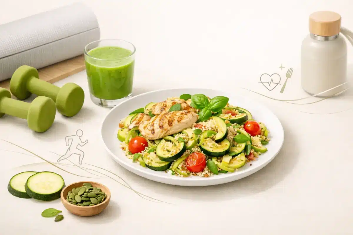 Fit obiad z cukinią