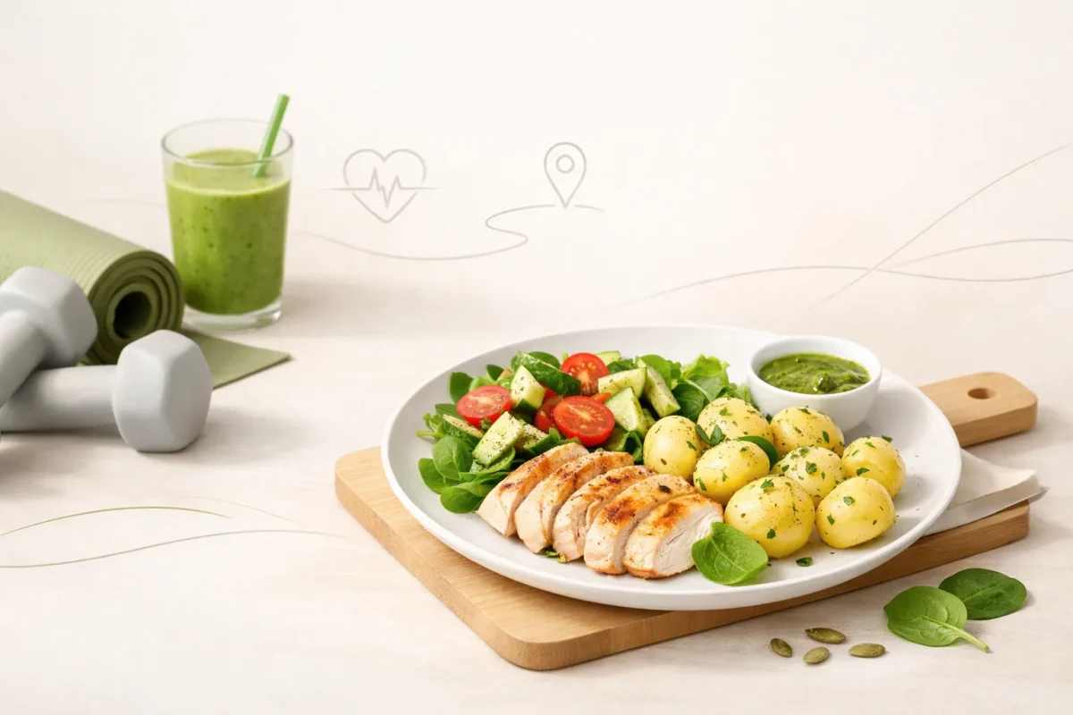 Fit obiad z ziemniakami