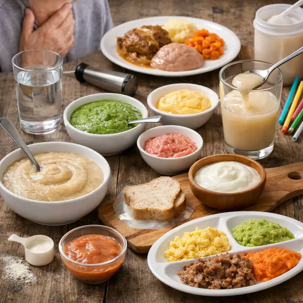 Problemy z połykaniem a dieta o zmienionej konsystencji