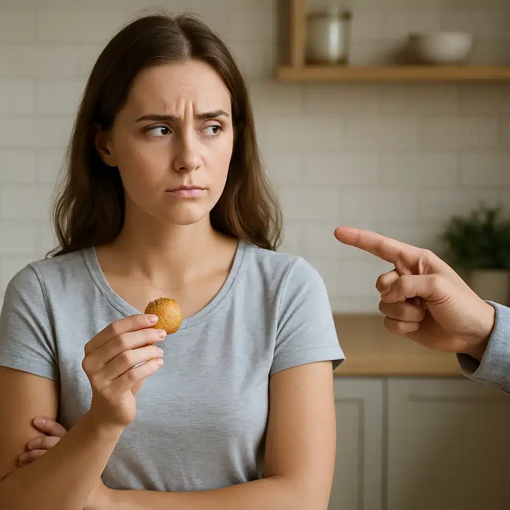 Jak mądrze radzić sobie z komentarzami typu „zjedz jeszcze”