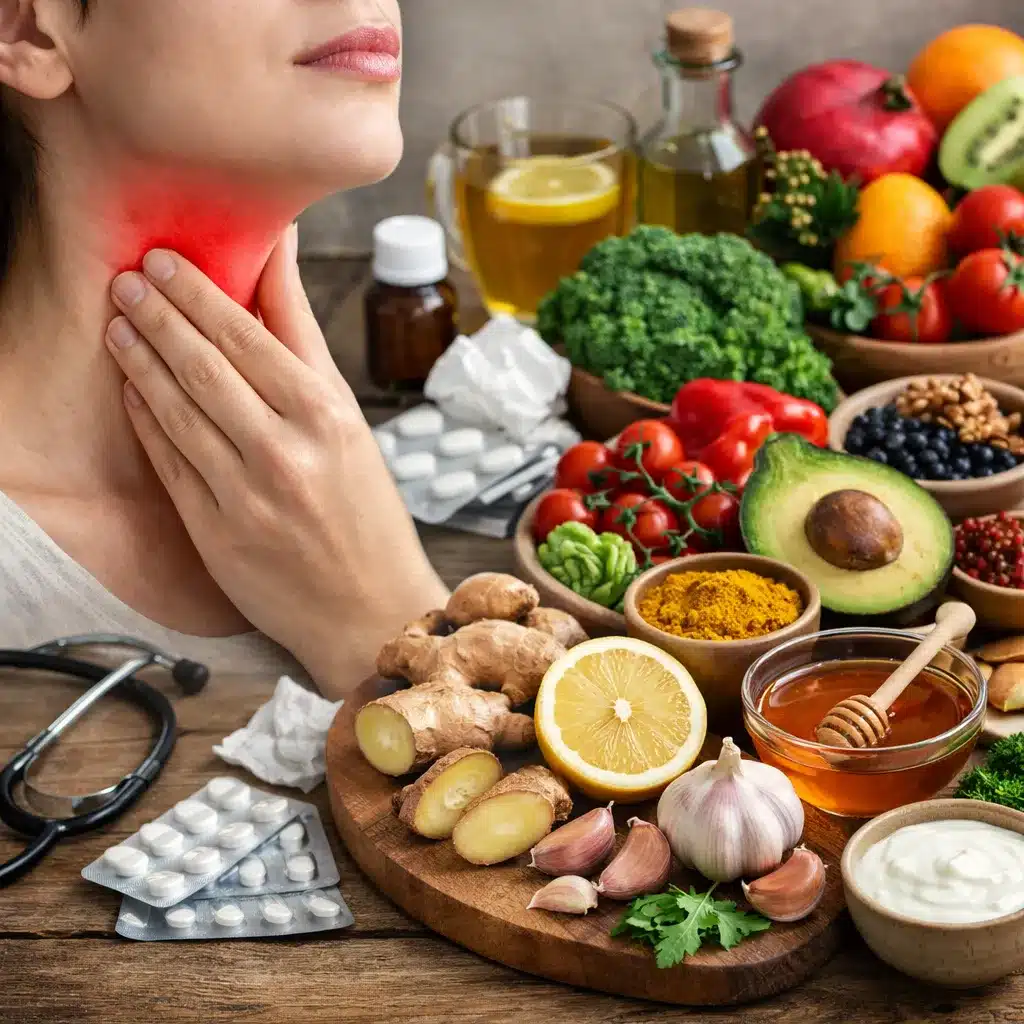 Skłonność do infekcji gardła a dieta wspierająca odporność