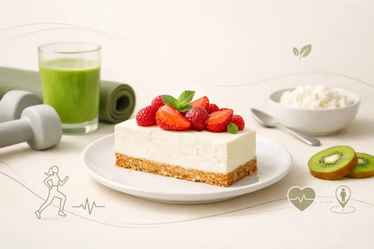 Fit sernik z twarogu i jogurtu