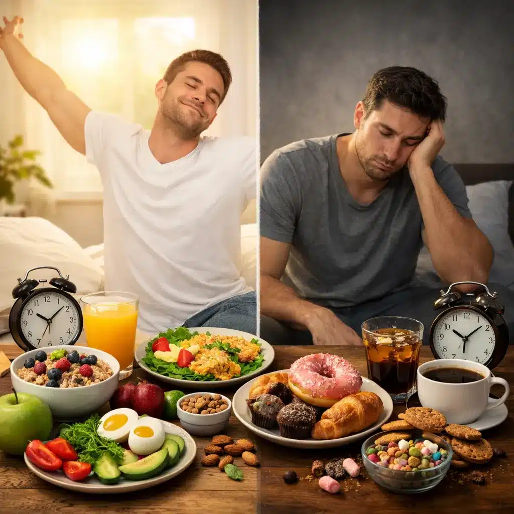 Jak dieta wpływa na poranny poziom energii