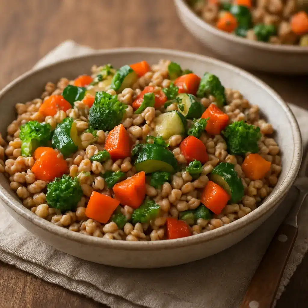 Kasza orkiszowa z warzywami – kuchnia polska