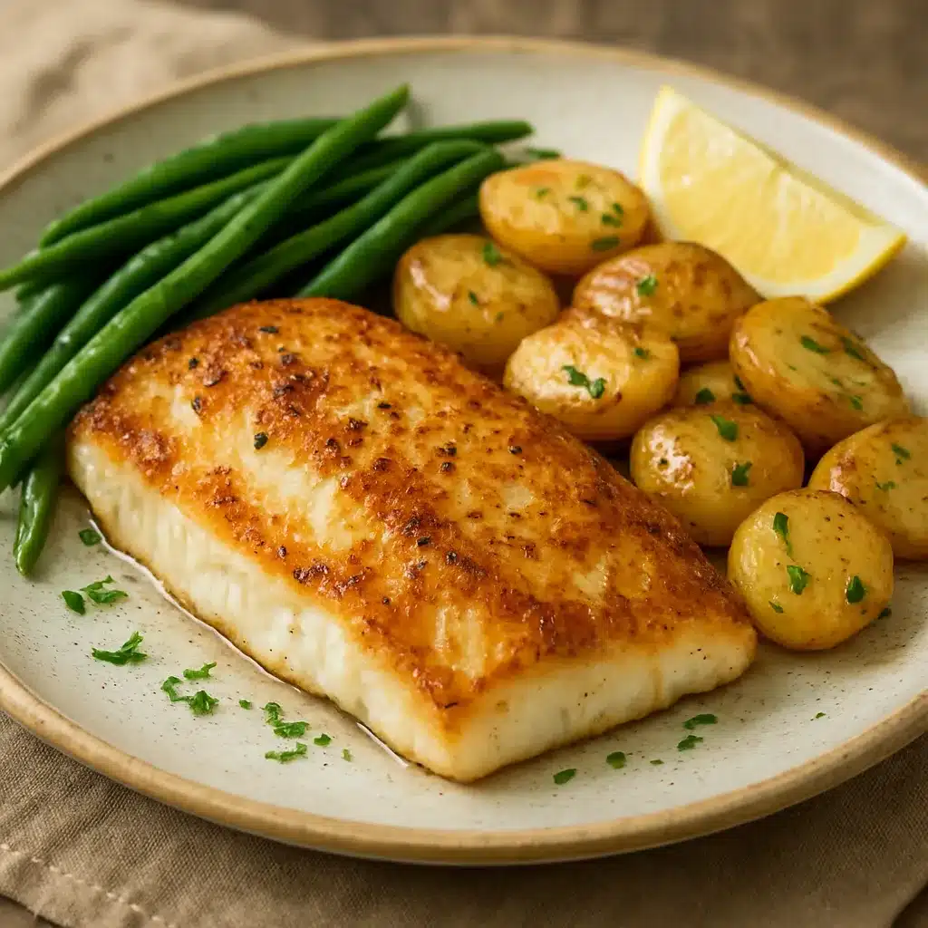 Pieczony filet z sandacza – kuchnia europejska