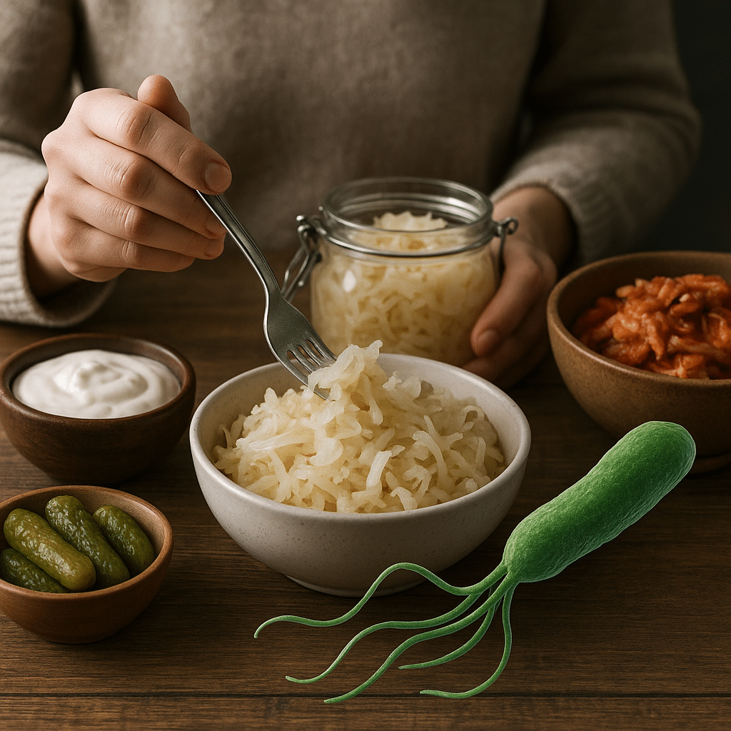 Helicobacter pylori a spożycie produktów fermentowanych