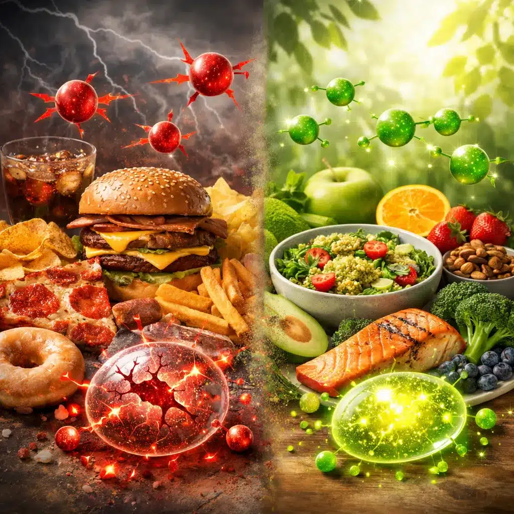 Jak dieta wpływa na poziom stresu oksydacyjnego