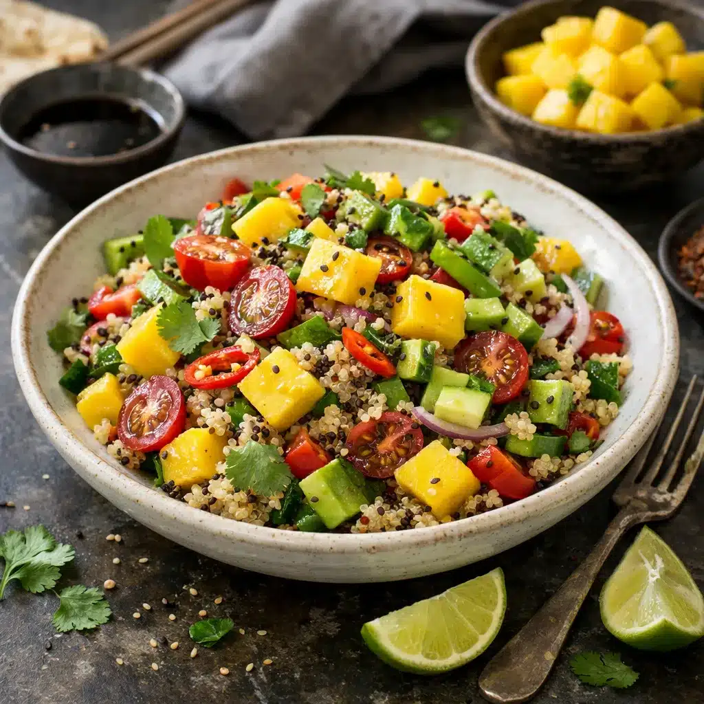 Sałatka z komosy ryżowej i mango – kuchnia fusion