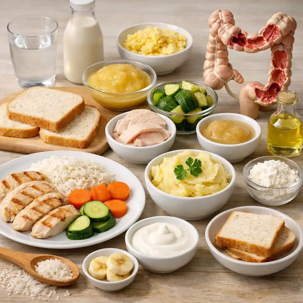Colitis a dieta o niskiej zawartości błonnika nierozpuszczalnego