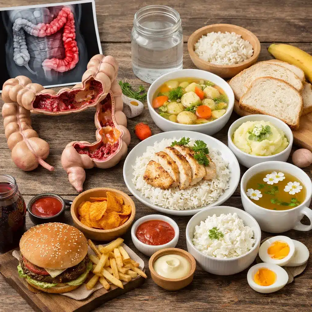 Wrzodziejące zapalenie jelita grubego a dieta lekkostrawna