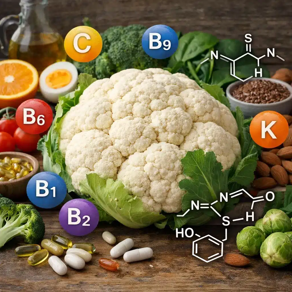 Kalafior – witaminy i glukozynolany
