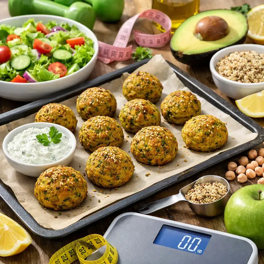 Falafel pieczony na odchudzanie