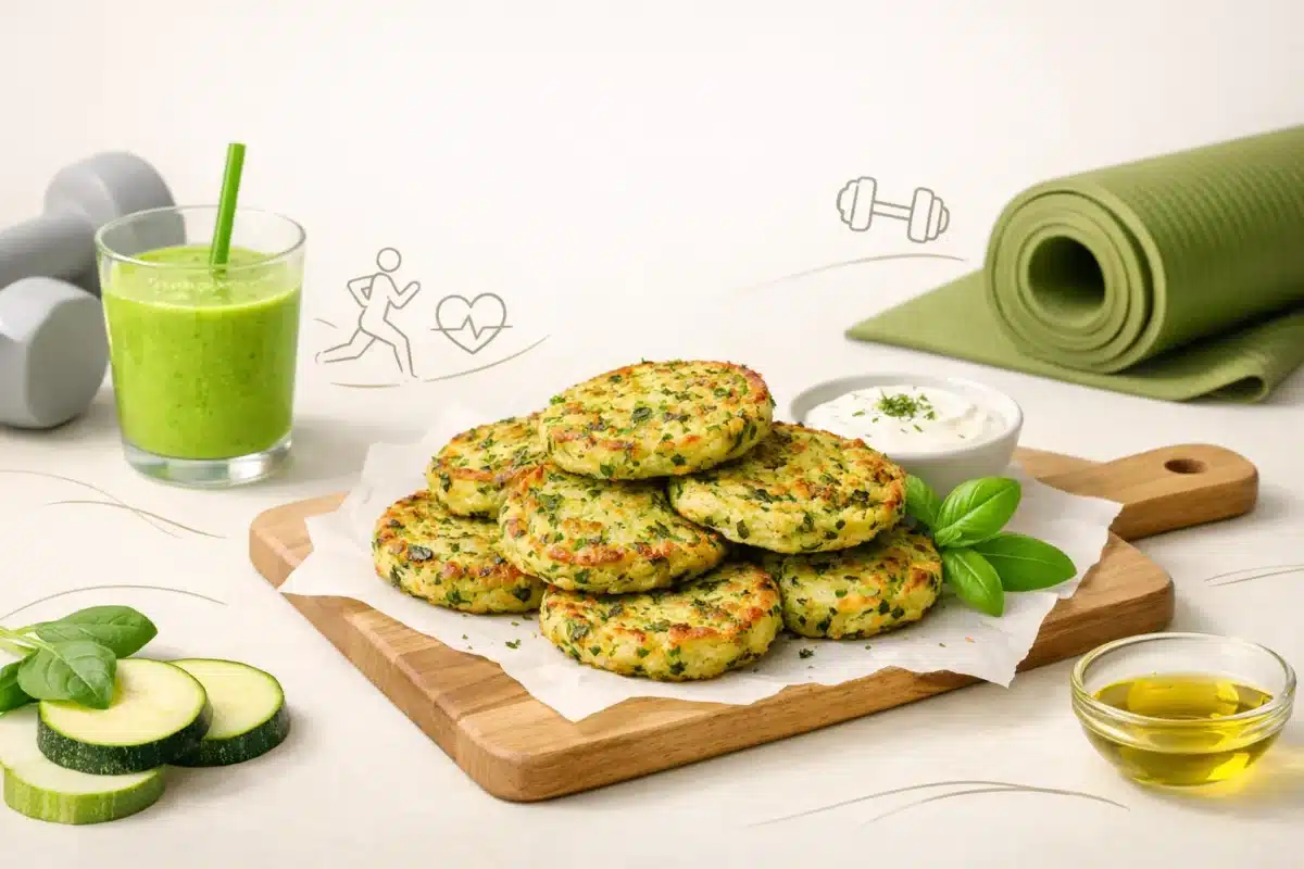 Fit placki z cukinii pieczone w piekarniku