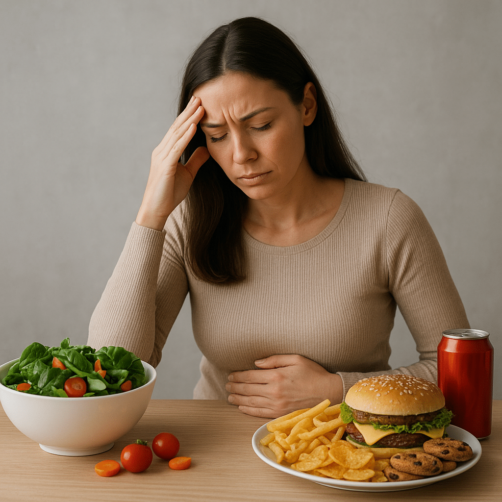 Endometrioza a eliminacja wysoko przetworzonej żywności