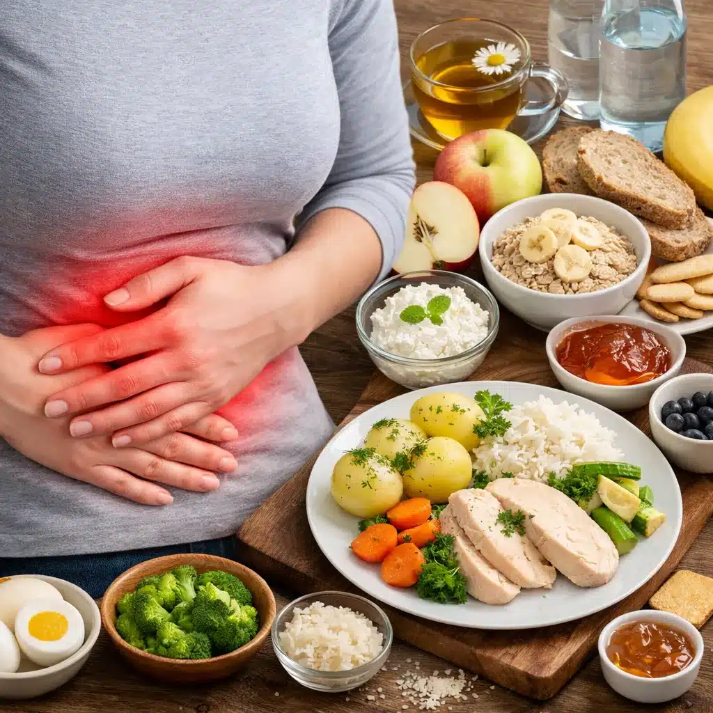 Bóle podbrzusza a dieta lekkostrawna