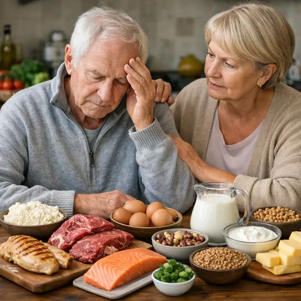 Osłabienie u seniorów a dieta białkowa