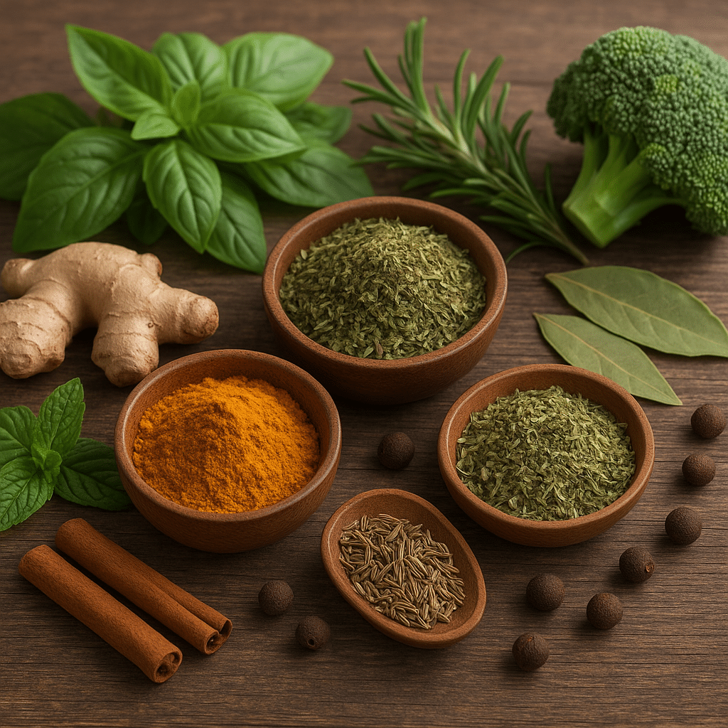 Naturalne przyprawy i zioła wspierające zdrowie